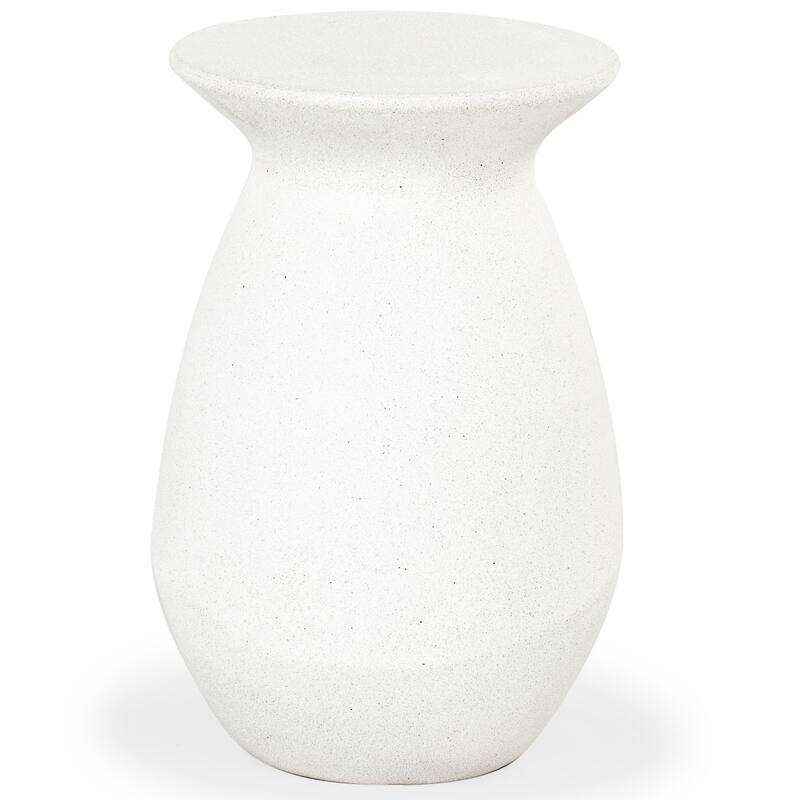 SAFAVIEH Couture Dynah Concrete Accent Table - 14"W x 14"D x 22"H