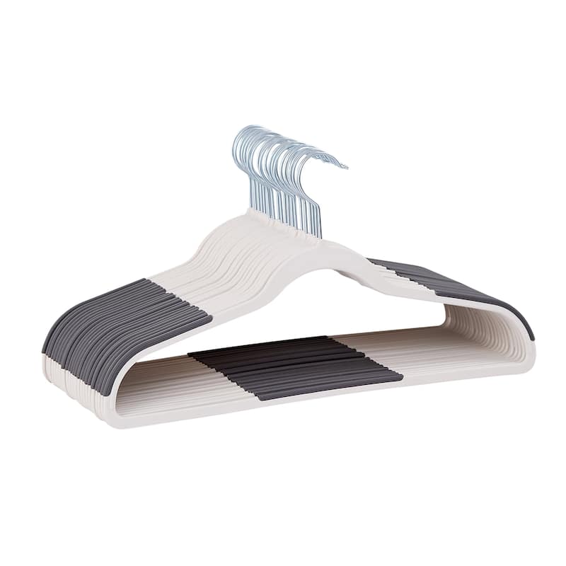 Clothes Hangers Plastic Coat Hangers Non-Slip Space-Saving Swivel Hook