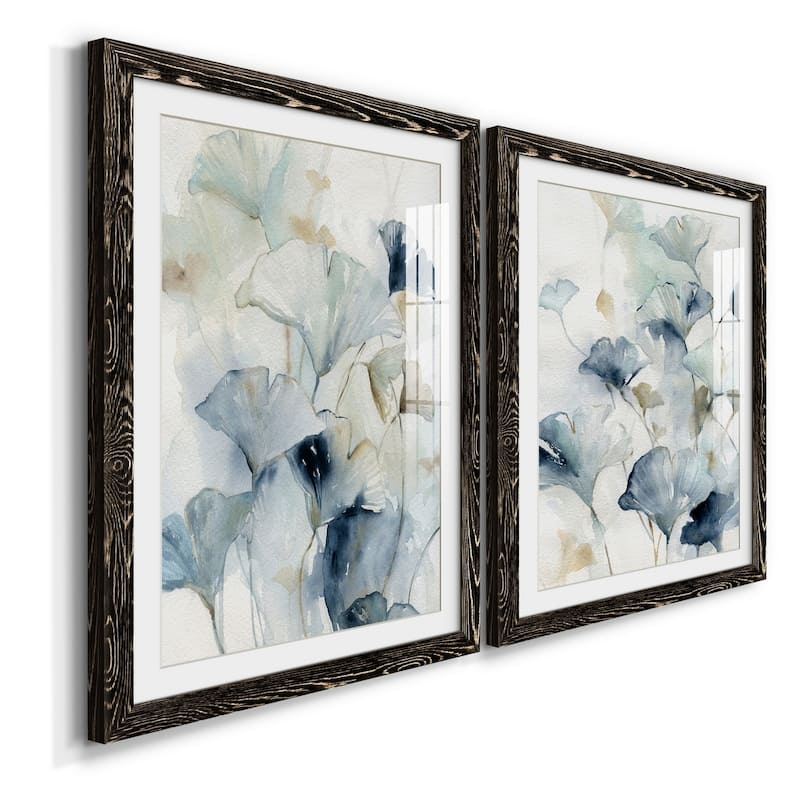 Indigo Ginkgo I-Premium Framed Print - Ready to Hang