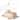 Basicwise Plastic Cake Stand with Clear Flat-Top Cover and Gold Handles Ribbed Serving Tray for Cupcakes Fruits Salads