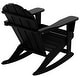 preview thumbnail 71 of 98, Polytrends Laguna Adirondack Eco-Friendly Poly All-weather Outdoor Rocking Chair