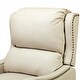 preview thumbnail 156 of 166, Brigida Multifunctional Modern Genuine Leather Nailhead Trim Recliner with Adjustable Footrest Set of 2 by HULALA HOME