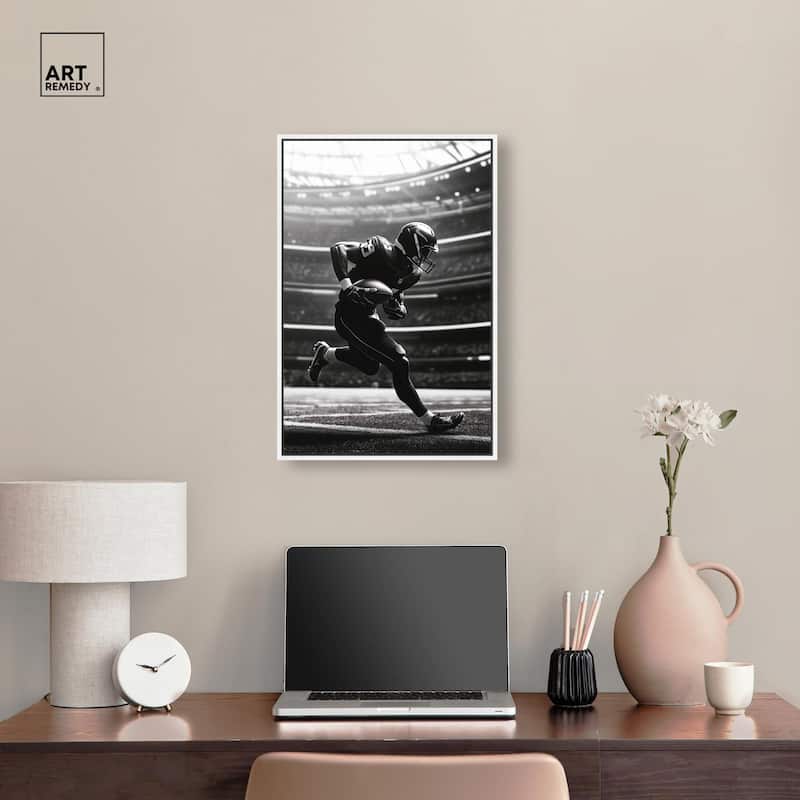 Football Stadium Canvas by Art Remedy