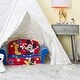 preview thumbnail 6 of 6, Marshmallow Furniture Children's 2 in 1 Flip Open Foam Kids Sofa, Mickey Mouse - 28.5 x 16 x 10 inches