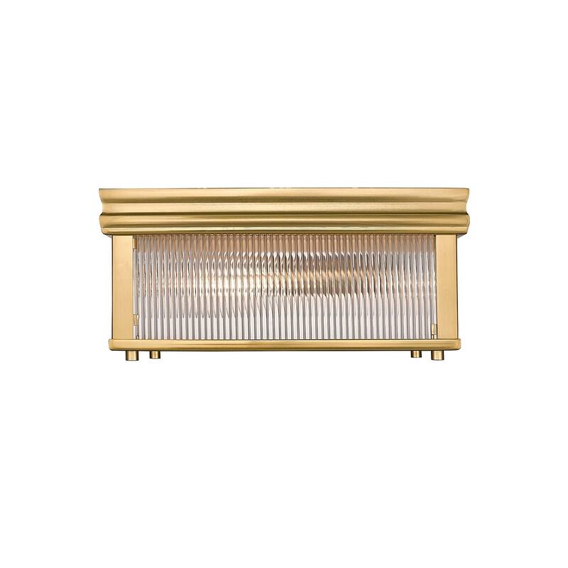 Z-Lite 7504FS13 Carnaby 4 Light 13" Wide Flush Mount Ceiling Fixture