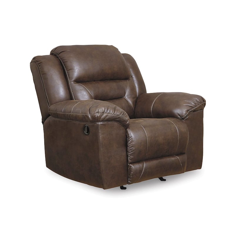 Stoneland Contemporary Rocker Recliner Chocolate