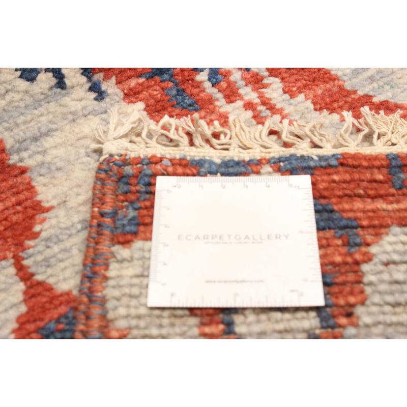 ECARPETGALLERY Hand-knotted Mystique Red Wool Rug - 2'6 x 14'7