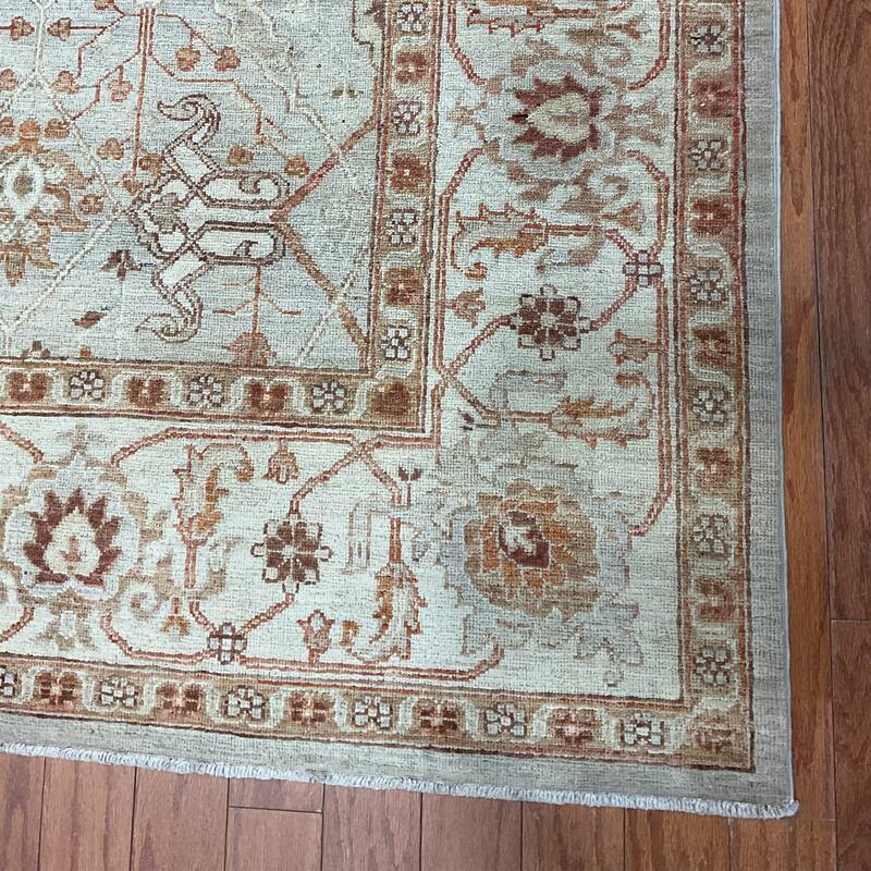 HERAT ORIENTAL Handmade Oushak Wool Rug - 6'5" x 8'7"