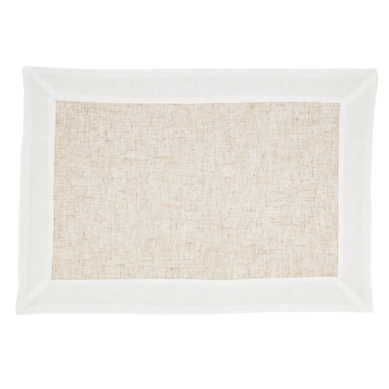 Two Tone Table Mats (Set of 4) - 14"x20"