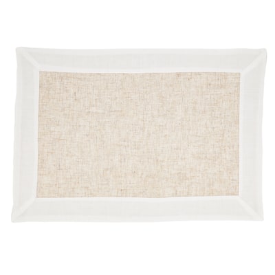 Two Tone Table Mats (Set of 4) - 14"x20"