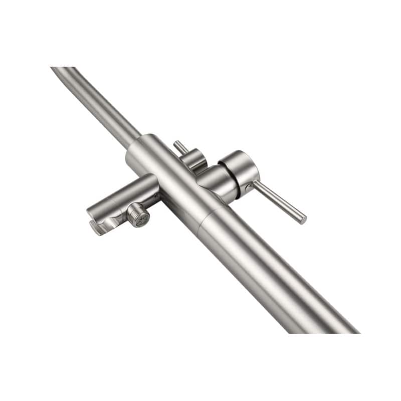 Indigo Home Floor Mounted Roman Tub Faucet with Handshower