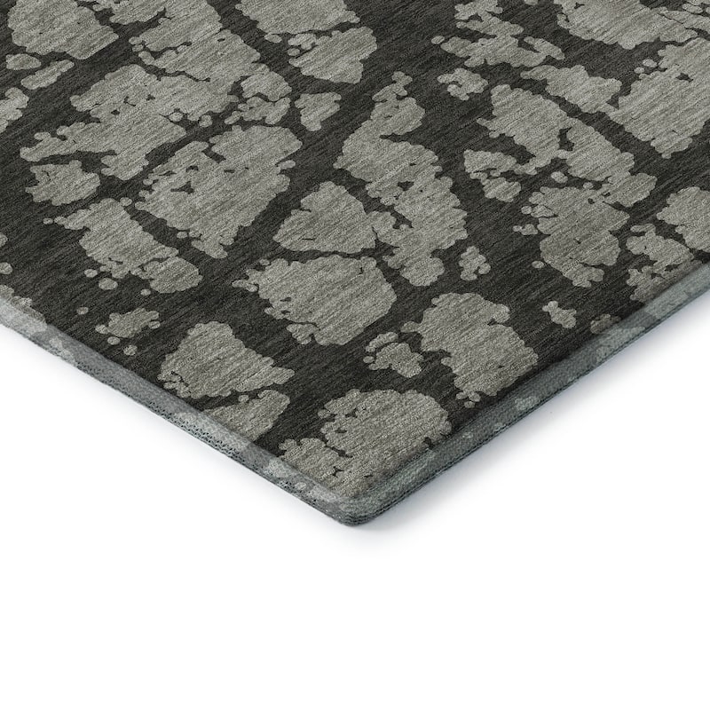 Premium Washable Super Soft Modern Crackle Mayfield Rug