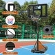 preview thumbnail 2 of 5, 6.6-10ft Height Adjustable Portable Basketball Hoop Stand with Wheels