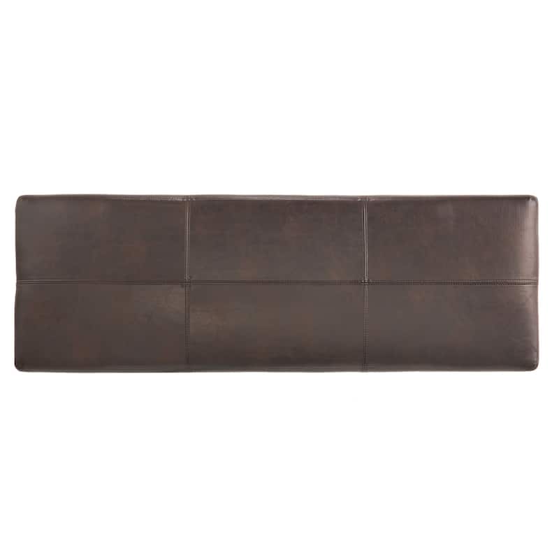 Lucinda Faux Leather Storage Bench by Christopher Knight Home - 51.25" L x 17.50" W x 16.25" H