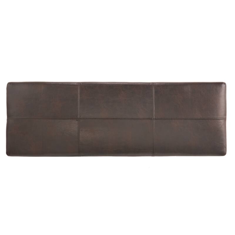 Lucinda Faux Leather Storage Bench by Christopher Knight Home - 51.25" L x 17.50" W x 16.25" H