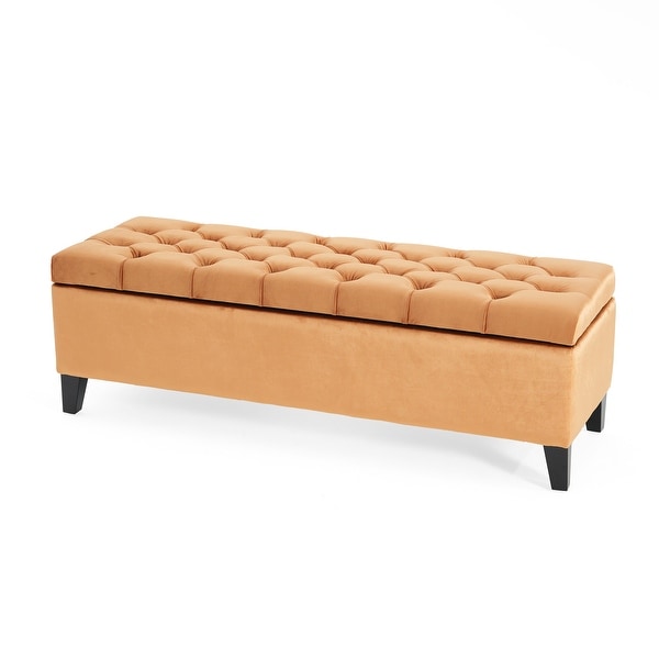 Ottilie Button tufted Storage Ottoman Bench by Christopher Knight Home On Sale Bed Bath Beyond 13213791