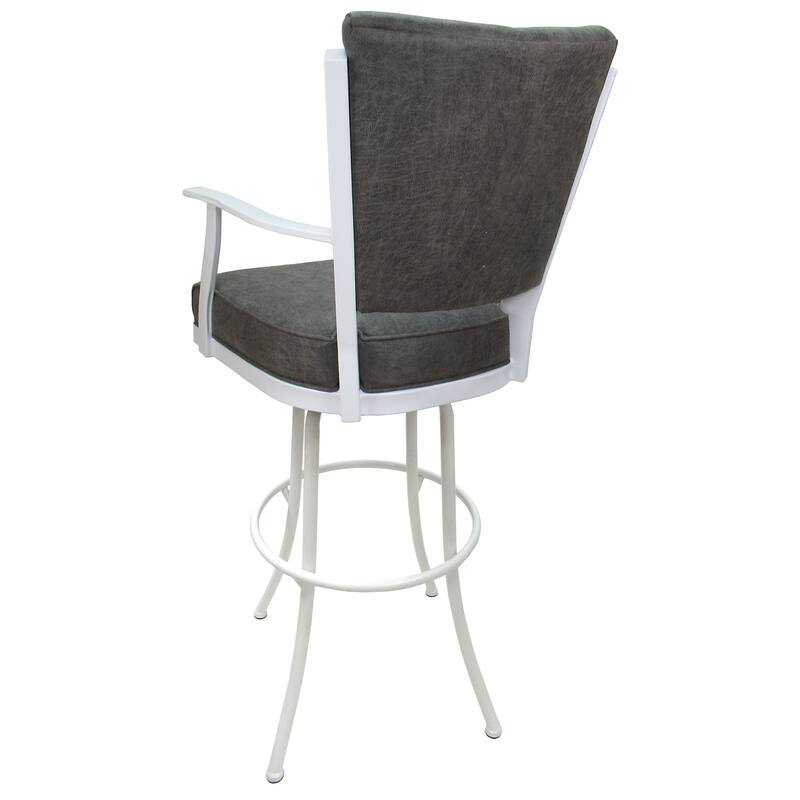 Swivel Extra Tall 34" (35") Metal Bar Stool Montana on Noam Base - 34" Seat