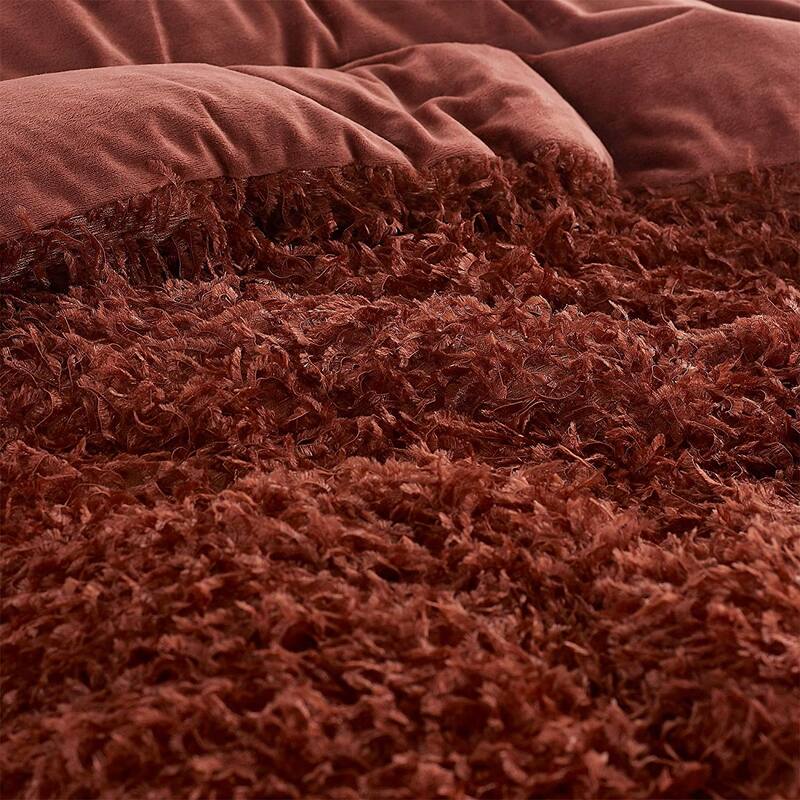 Birds of a Feather - Coma Inducer® Oversized Comforter - Burnt Henna