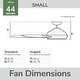 preview thumbnail 46 of 96, Hunter Cassius Outdoor Ceiling Fan, Damp Rated - Industrial, Farmhouse, Contemporary