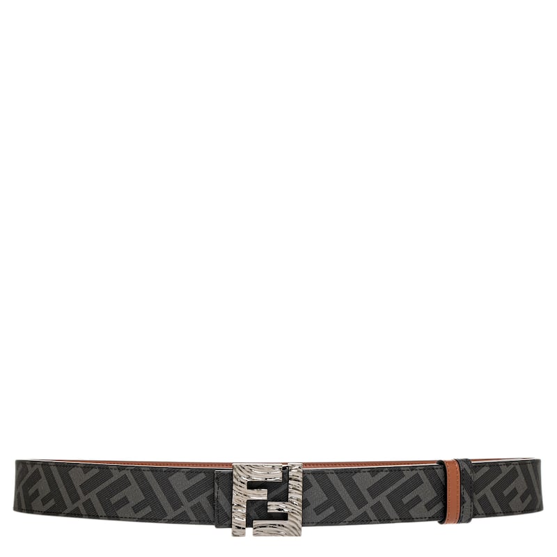 Fendi Men's Reversible FF Squared Belt 1.4" Wide