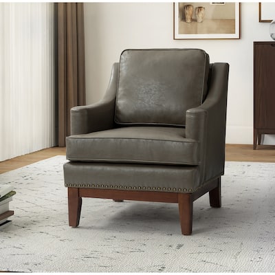 Etienne Comfy Living Room Armchair with Apron Design by HULALA HOME
