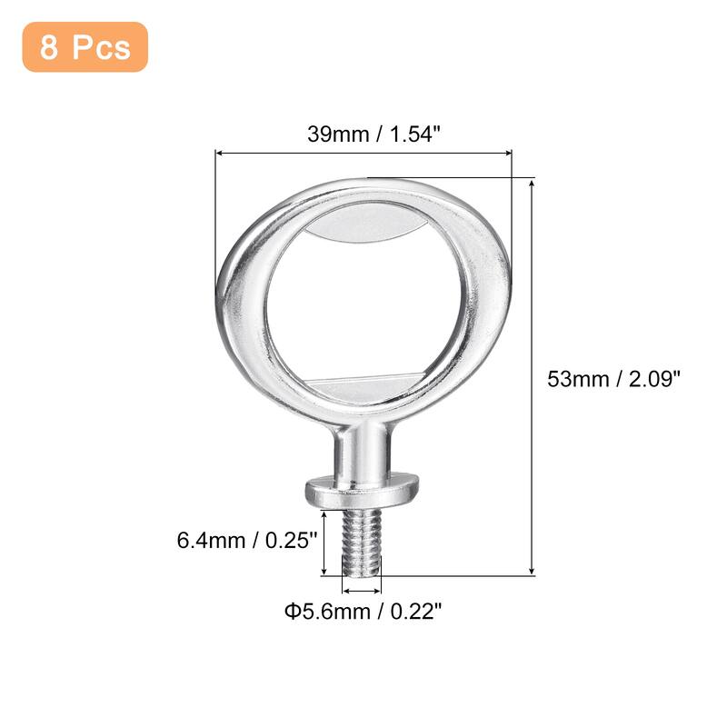 Bottle Opener, Zinc Alloy Threaded Hardware for DIY Craft - Silver - 53mm