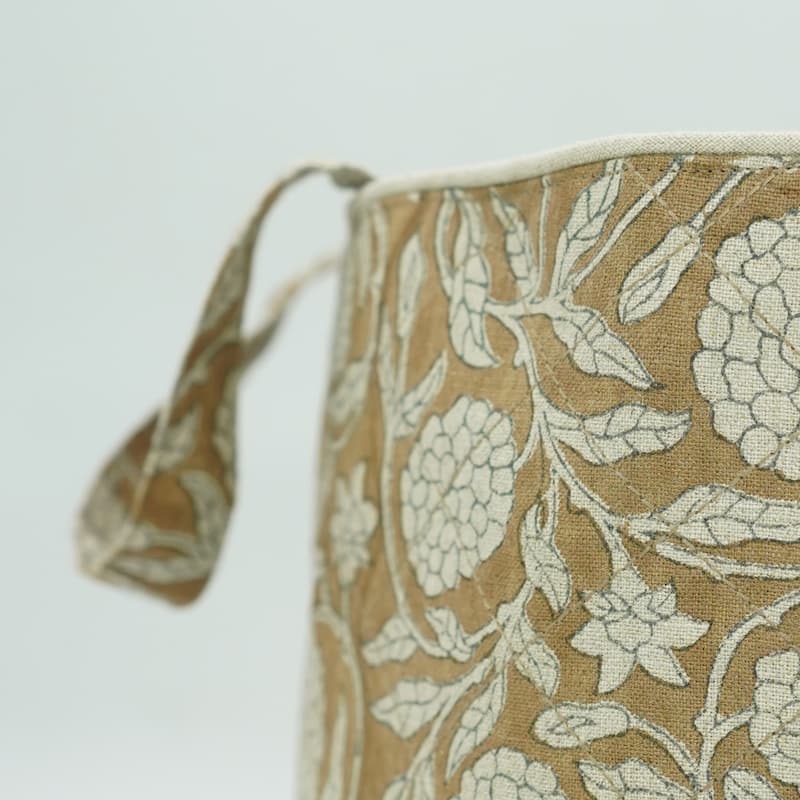 Fabdivine Handmade Floral Room Décor Nursery Storage Basket