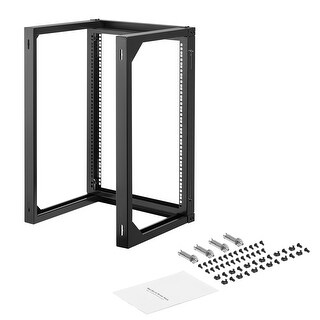 Server Rack 150cm UIMOSO 15U Wall Mount Server Rack, 150 lbs Max Load Capacity, Open ...