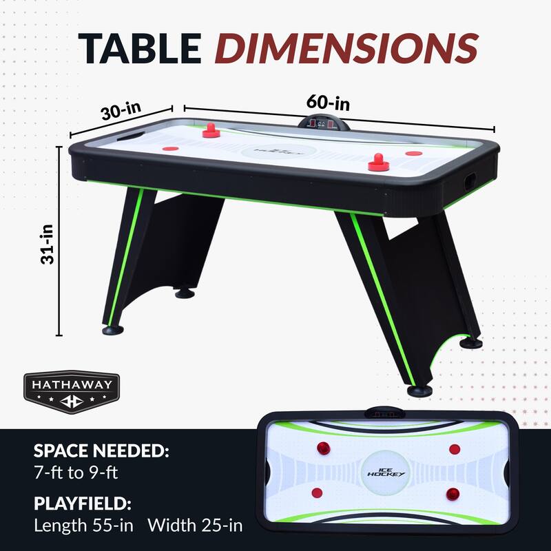 Hathaway Voyager 5-ft Air Hockey Table
