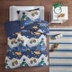 preview thumbnail 3 of 11, Intelligent Design Kids Gavin Monster Truck Blue Comforter Set