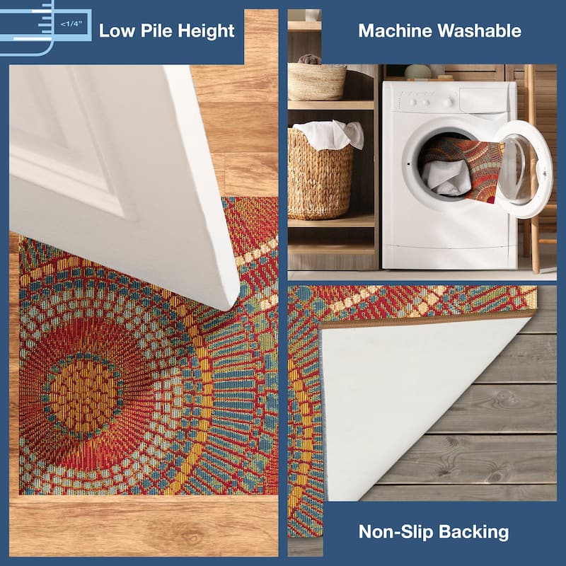 Liora Manne Esencia Circles Indoor/Outdoor Mat