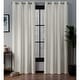 preview thumbnail 8 of 68, ATI Home Academy Total Blackout Grommet Top Curtain Panel Pair 52x108 - Ivory