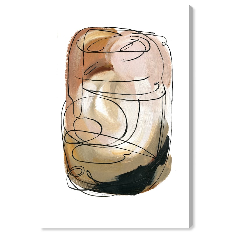 Wynwood Studio Canvas Abstract Neutral Aragonite White and Modern & Contemporary Wall Art Canvas Print