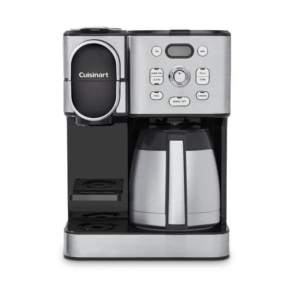 slide 2 of 12, Cuisinart Coffee Center 10-Cup Thermal Coffeemaker and Single-Serve Black