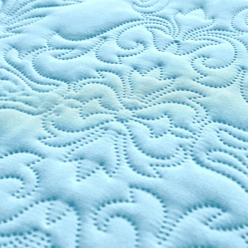 Sophia & William 2/3 Pieces Quilt Set, Reversible Microfiber Bedding Bedspread Coverlet Set