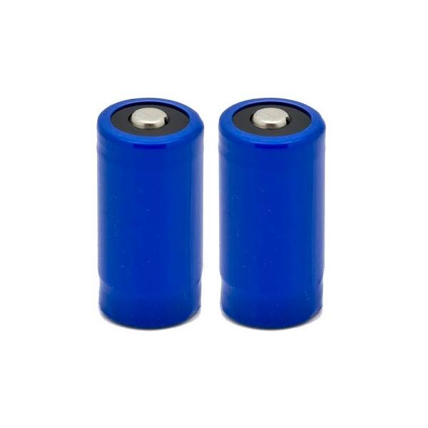 Shop Gulfe Rcr123a 3 7v Li Ion Rechargeable Battery Kit 2 Pack Overstock 28035750