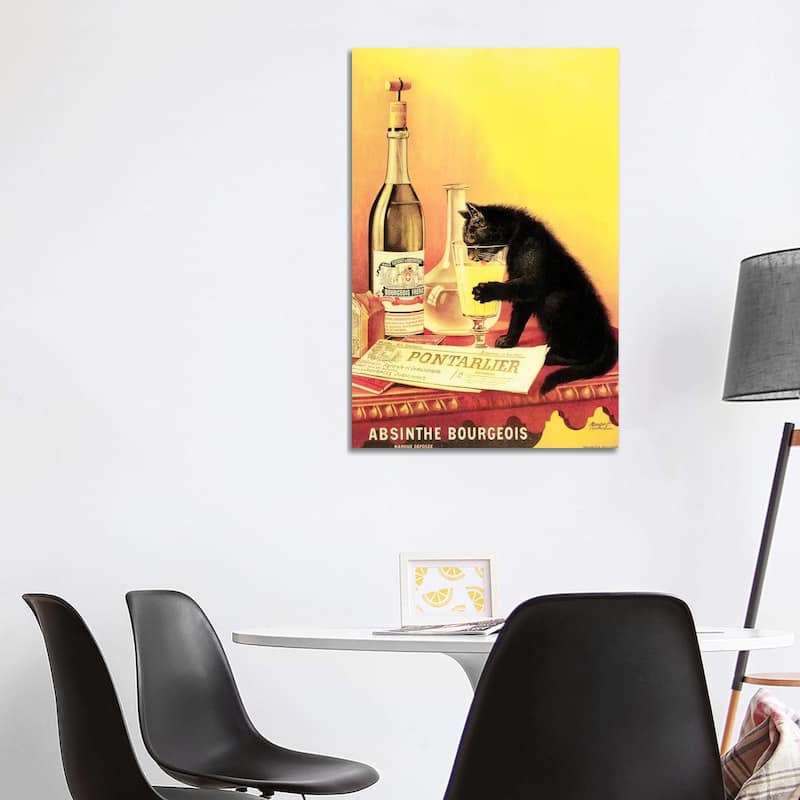 iCanvas "Absinthe Bourgeois" by Vintage Apple Collection Canvas Print - 40x26x1.5