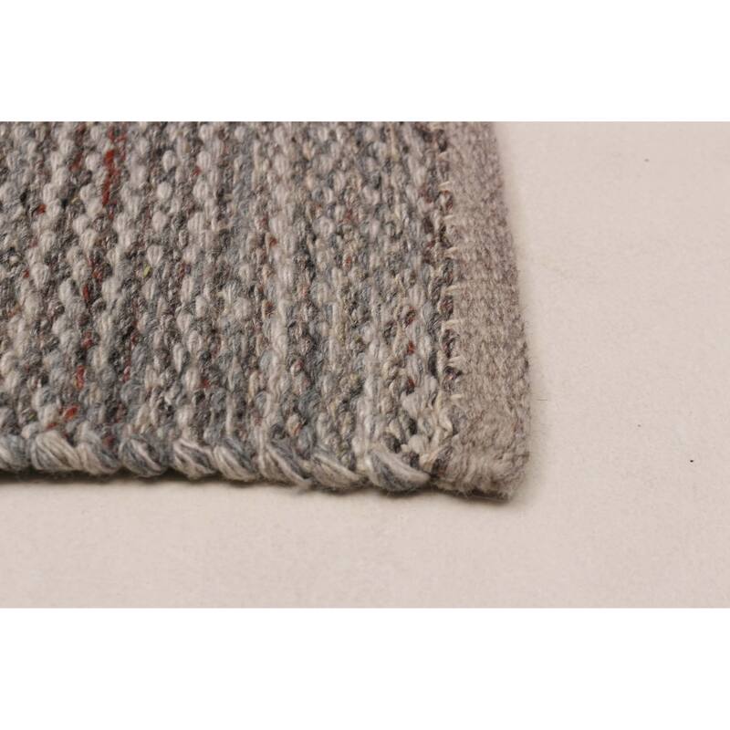 Boho Grey Kilim 5'1" x 7'4" - 5'1 x 7'4