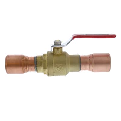 Jones Stephens B67253 1-1/4" Full Port Metal Ball Valve with CPVC