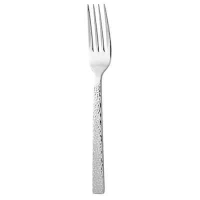 Oneida 18/0 Stainless Steel Chef's Table Hammered Dinner Forks (Set of 12)