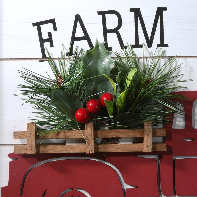 National Tree Company 12.5 in. Farm Fresh Wall Sign - 12.5 in