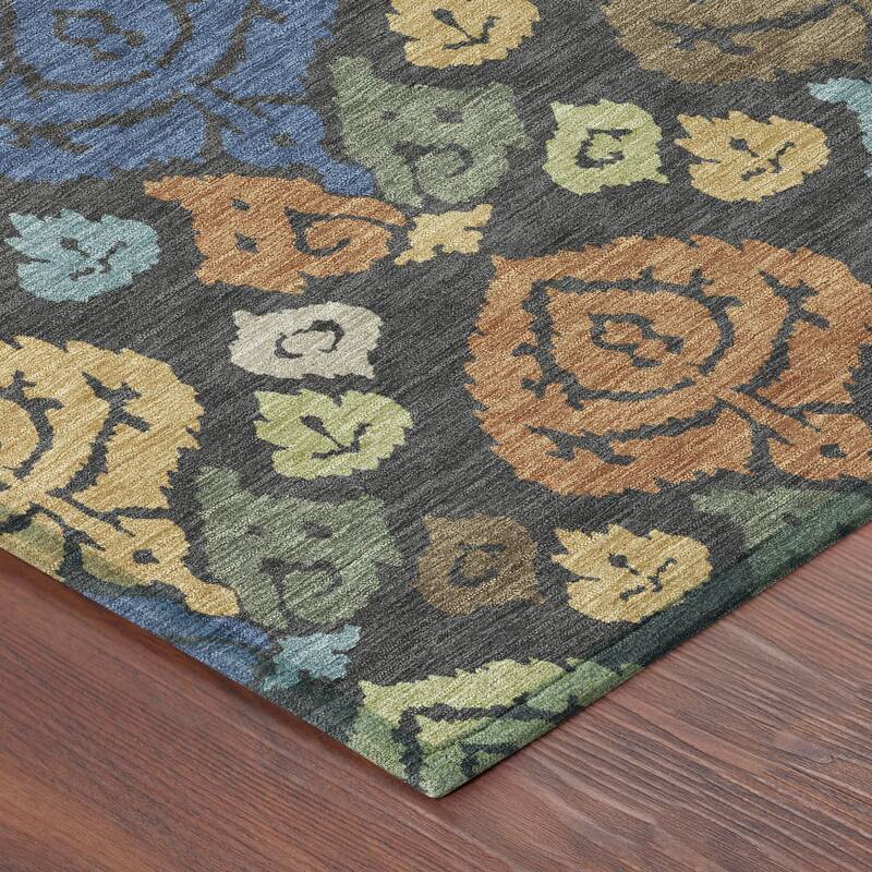 Machine Washable Indoor/ Outdoor Casual Zona Chantille Rug