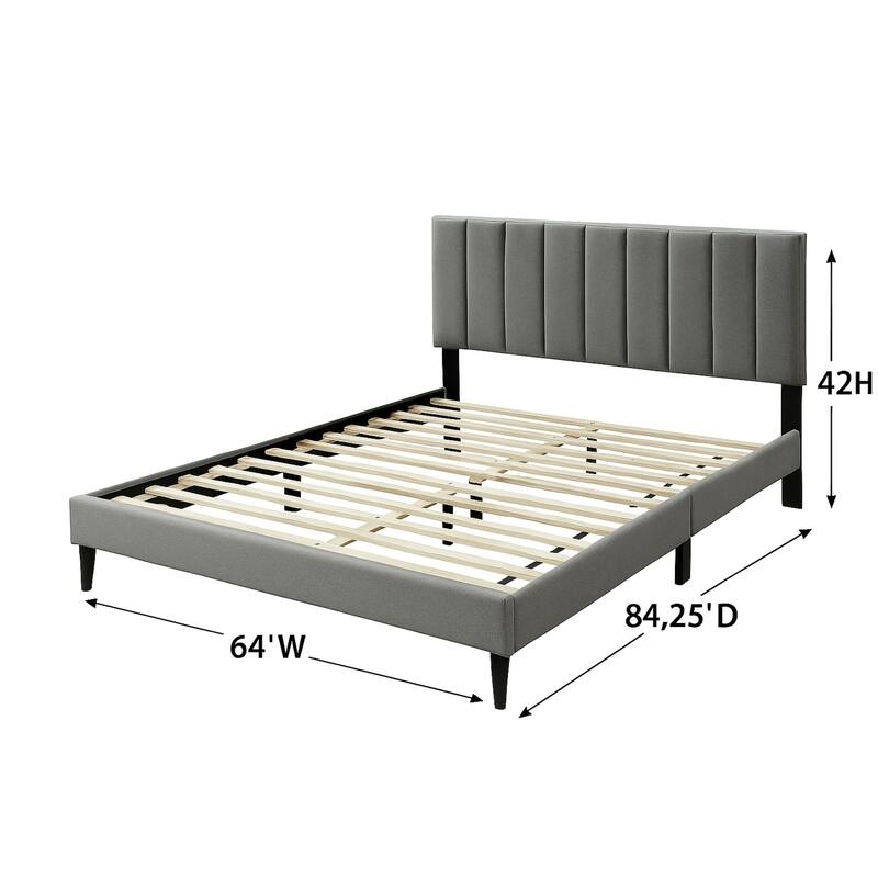 Queen Sized Channel Bed in a Box with USB Charging