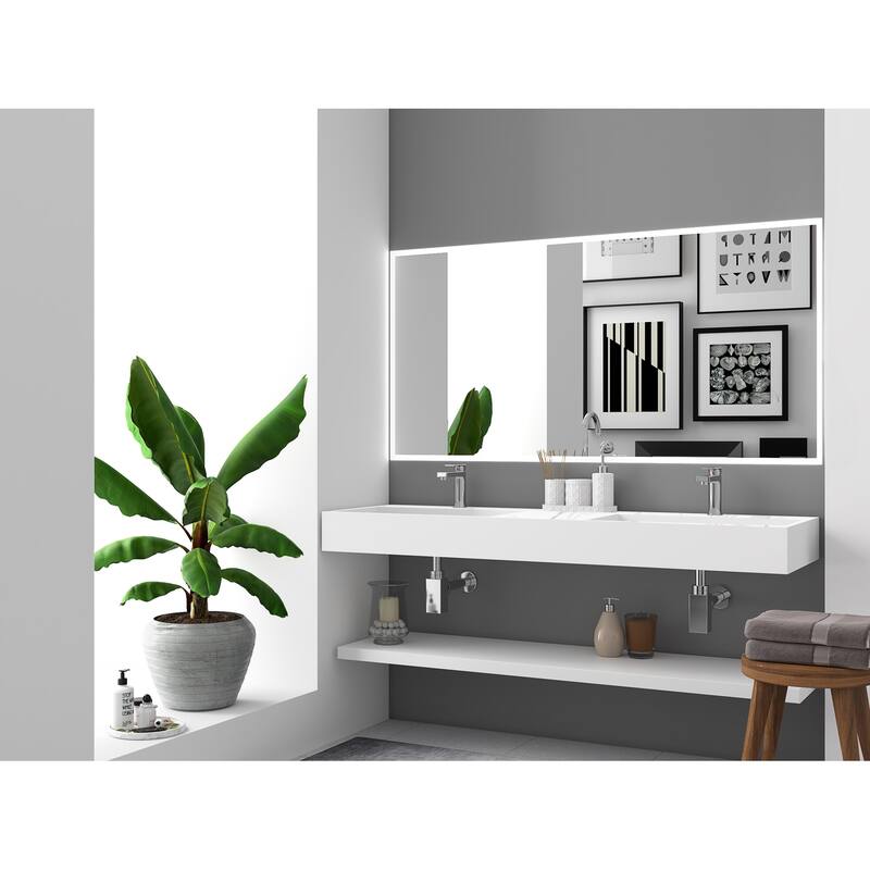 Juniper Stone Solid Surface Wall-mounted Vessel Sink