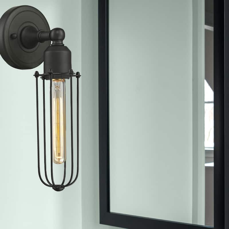 Innovations Lighting Muselet Single Light 12" Tall Bathroom Sconce