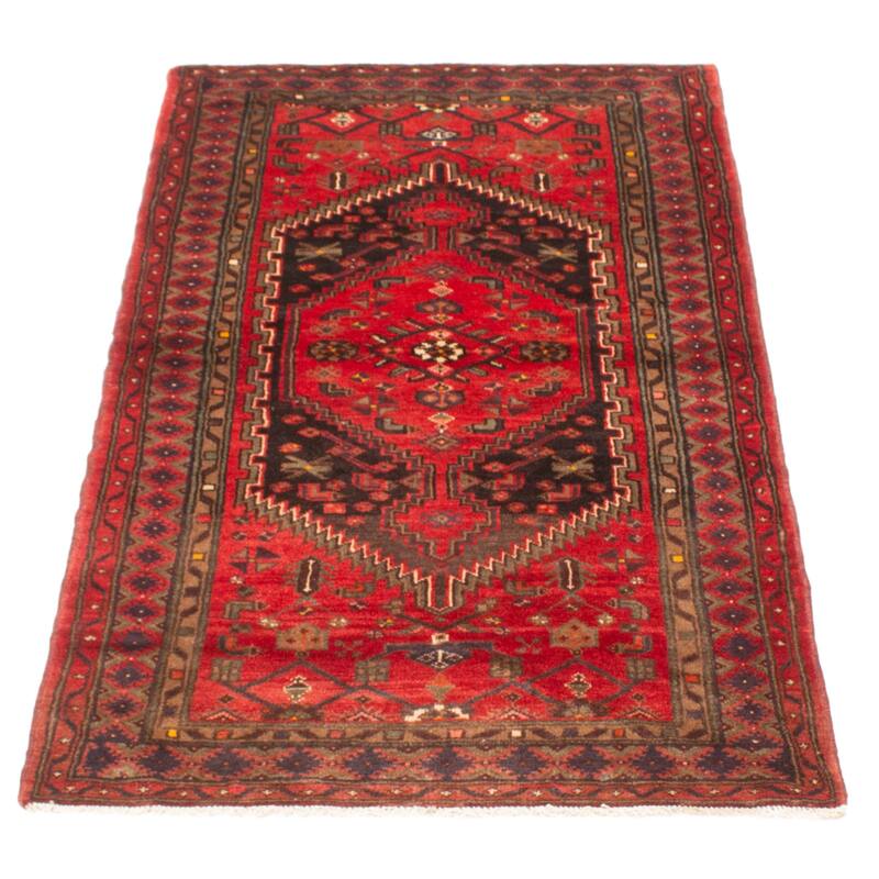 ECARPETGALLERY Hand-knotted Andelz Red Wool Rug - 3'7 x 6'9