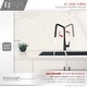 preview thumbnail 30 of 39, STYLISH Kitchen Sink Faucet Single Handle Pull Down Dual Mode Lead Free - Faucet Height: 17" | Spout Height: 9 1/2"