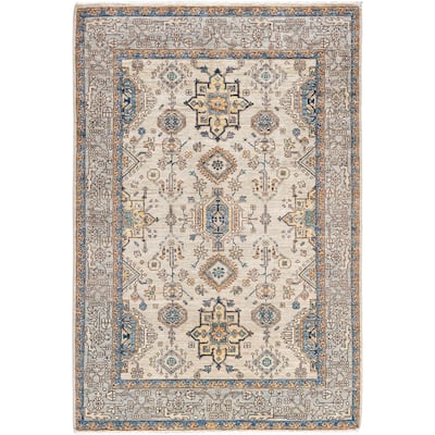 Serapi One-of-a-Kind Hand-Knotted Area Rug - Gray - 3' 11" x 5' 9"