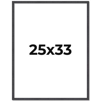 25x33 Frame Brown Solid Wood Picture Frame - Complete Modern Photo