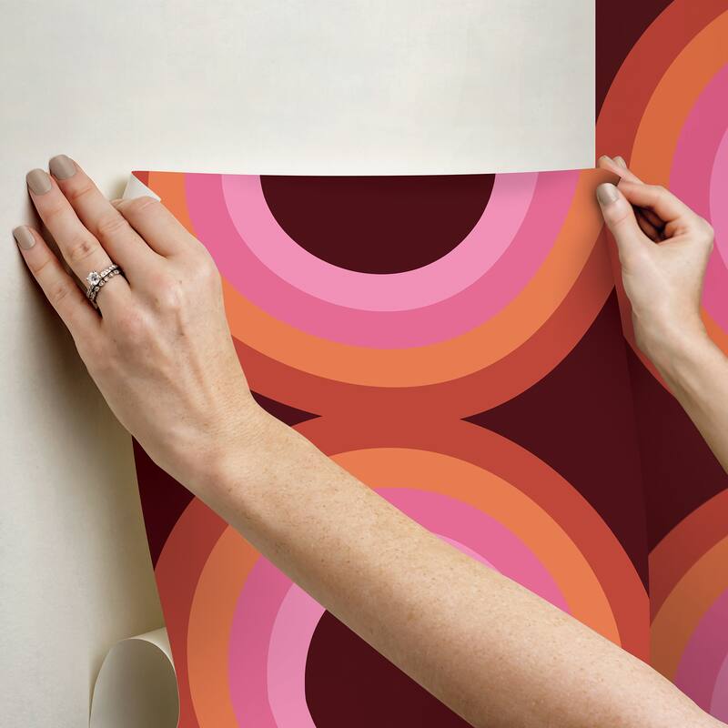 Very Gay Paint Sir Culls Pink Peel and Stick Wallpaper